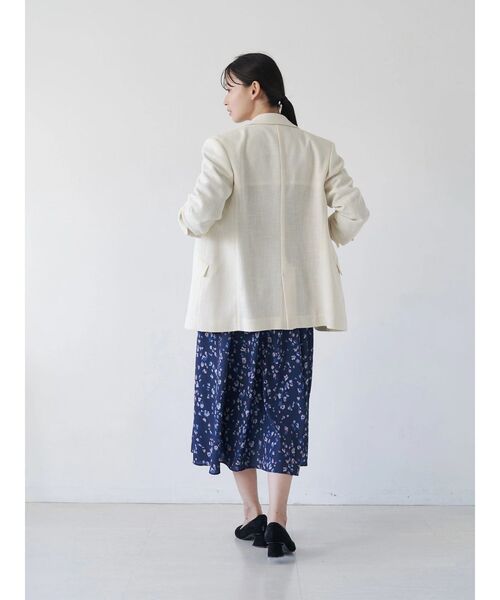 TONAL（トーナル） ワンピース 半袖 フラワーシアーJQカシュクール