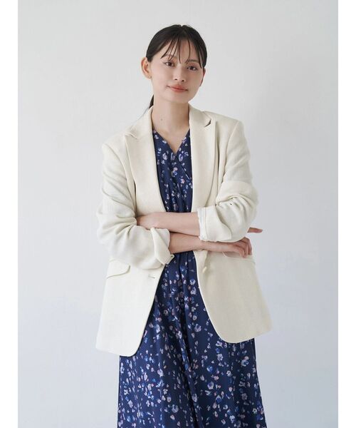 TONAL（トーナル） ワンピース 半袖 フラワーシアーJQカシュクール