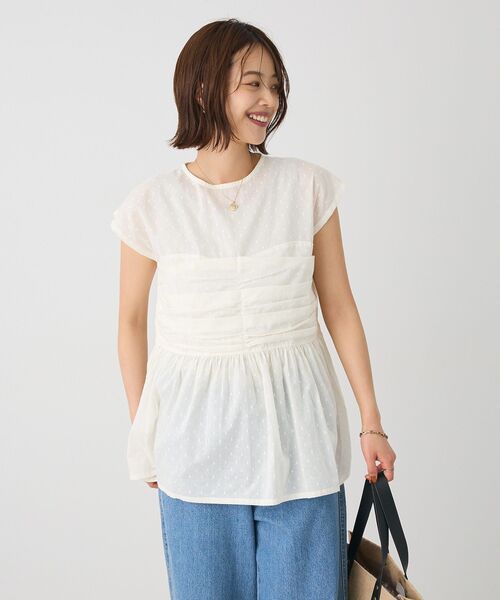大人気作家様♡ブラウス CRAFT STANDARD BOUTIQUE ブラウス シャツ ドット刺繍ブラウス