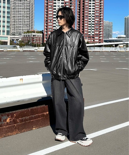 「sedacle」 加工デニムパンツ MEDIUM ブルー メンズ