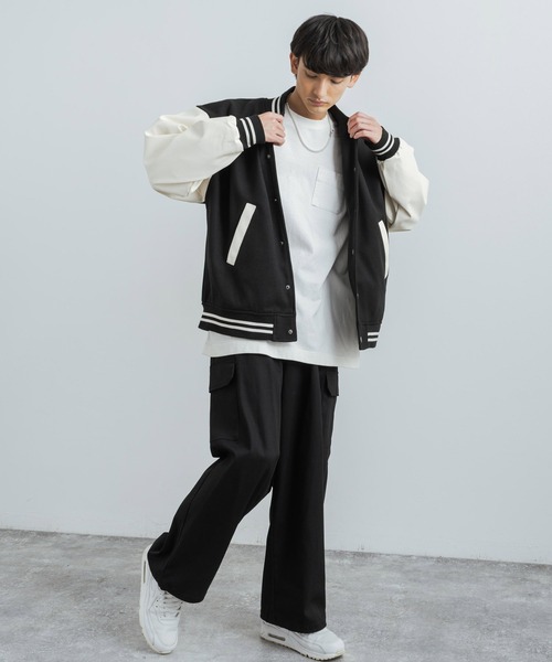 Rocky Monroe（ロッキーモンロー） スタジャン X-LARGE ブラック