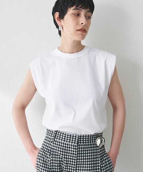 「Whim Gazette」 ノースリーブトップス FREE ベビーピンク レディース_画像3