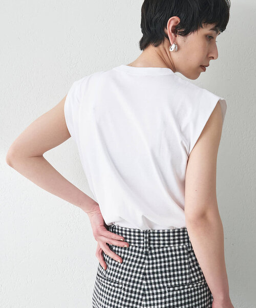 「Whim Gazette」 ノースリーブトップス FREE ベビーピンク レディース_画像6