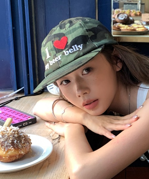 キャップ 帽子 Love logo embroidery cap レディース メンズ