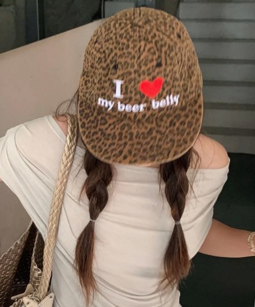 キャップ 帽子 Love logo embroidery cap レディース メンズ