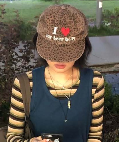 キャップ 帽子 Love logo embroidery cap レディース メンズ