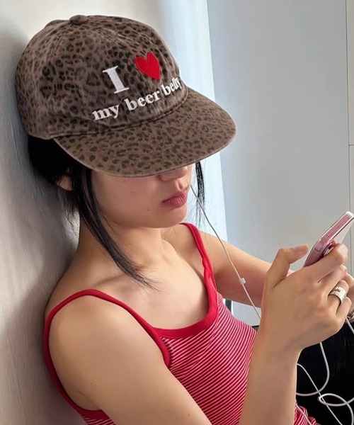 キャップ 帽子 Love logo embroidery cap レディース メンズ