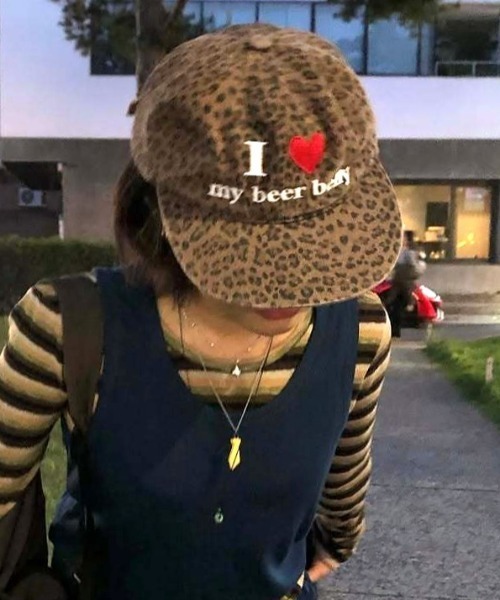 キャップ 帽子 Love logo embroidery cap レディース メンズ