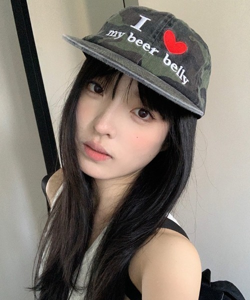 キャップ 帽子 Love logo embroidery cap レディース メンズ