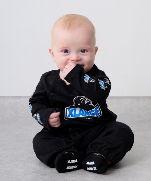 XLARGE KIDS（エクストララージ キッズ） ベビー服 ロンパース 袖OG