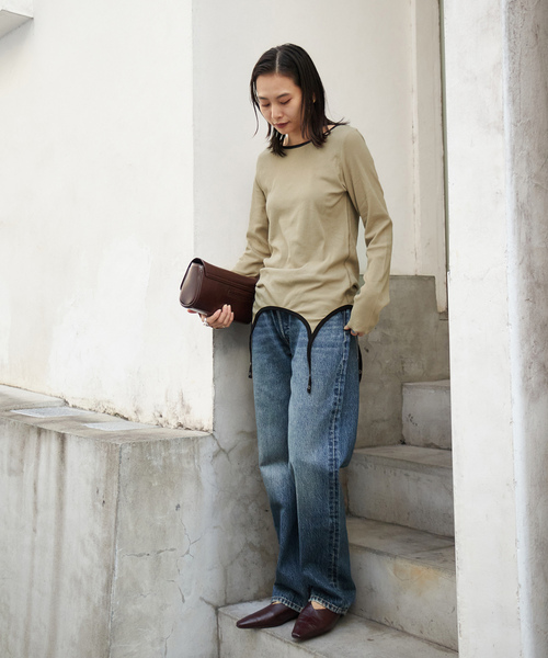 Levi's（リーバイス） ダメージ加工デニムパンツ 28 ライトブルー