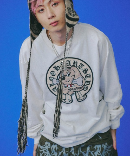 GALFY（ガルフィー） tシャツ 「GALFY」百合の紋紋ボロンTee