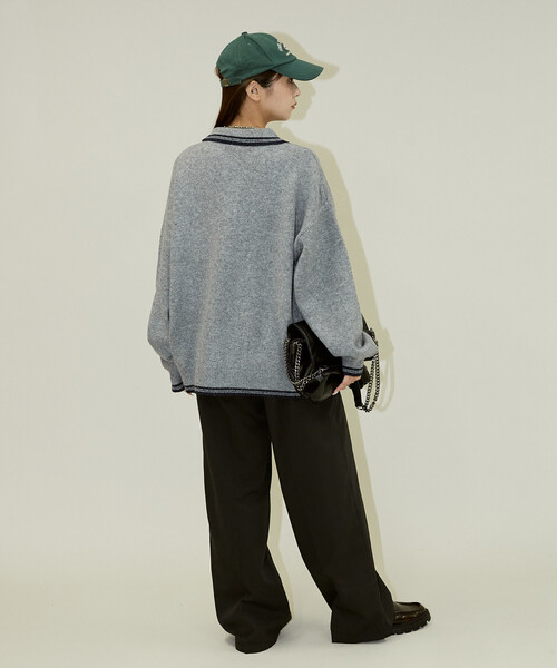 ニット セーター PUBLUX/パブリュクス ライン ポロニット　限定展開 レディース | FREAK'S STORE | 09