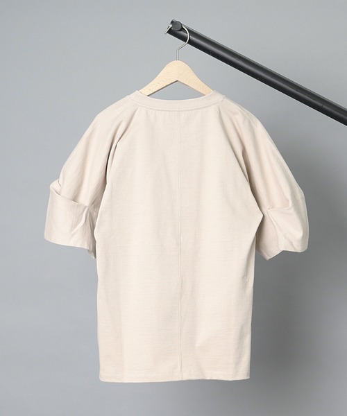 「SEEALL」 半袖カットソー SMALL ブラウン レディース_画像3