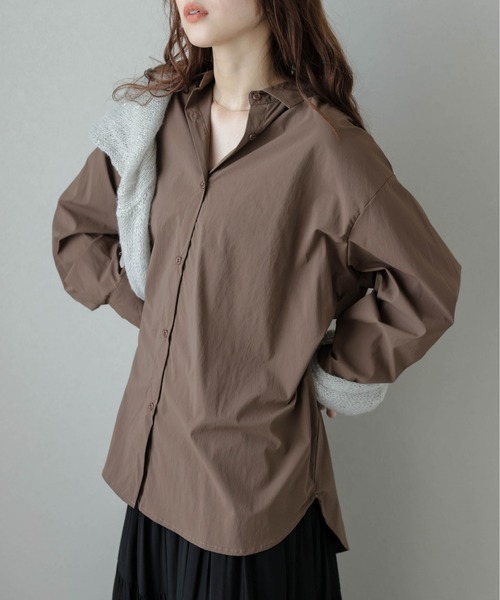ブラウス シャツ ドライタッチライトシャツ レディース : ZOZOTOWN