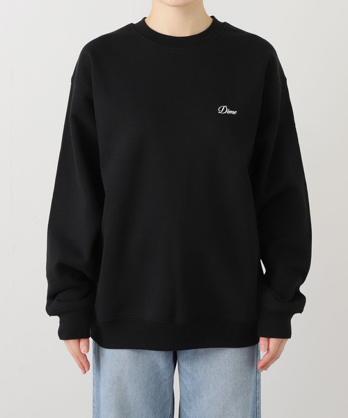 トレーナー スウェット 「Dime/ダイム」 CURSIVE SMALL LOGO トレーナー スウェット 「Dime/ダイム」 CURSIVE SMALL LOGO