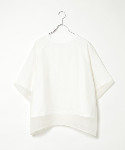 「notch.」 半袖ブラウス M ベージュ レディース_画像8