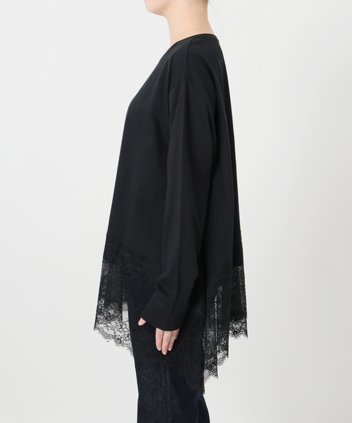 SLOBE IENA（スローブイエナ） tシャツ レースコンビカットソー