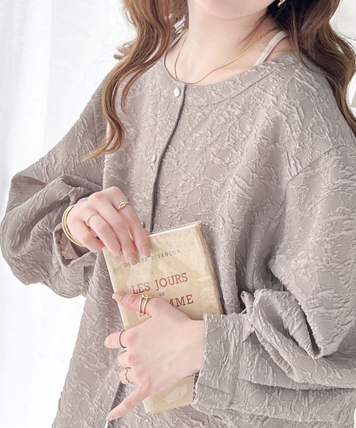 「classicalelf」 7分袖ブラウス LARGE ブラック レディース_画像7