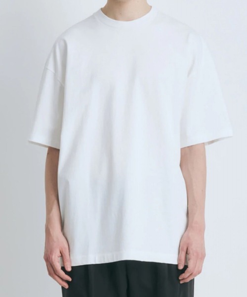 「ATON」 半袖Tシャツ 4 ホワイト メンズ_画像2