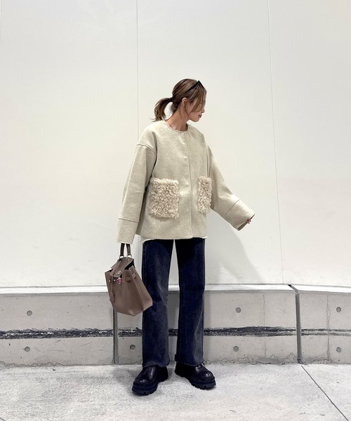 I-SOOK（アイスー） ジャケット ノーカラージャケット ノーカラー