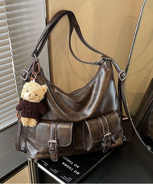 FREE STYLISTS ショルダーバッグ バッグ Y2K バックルレザーショルダー