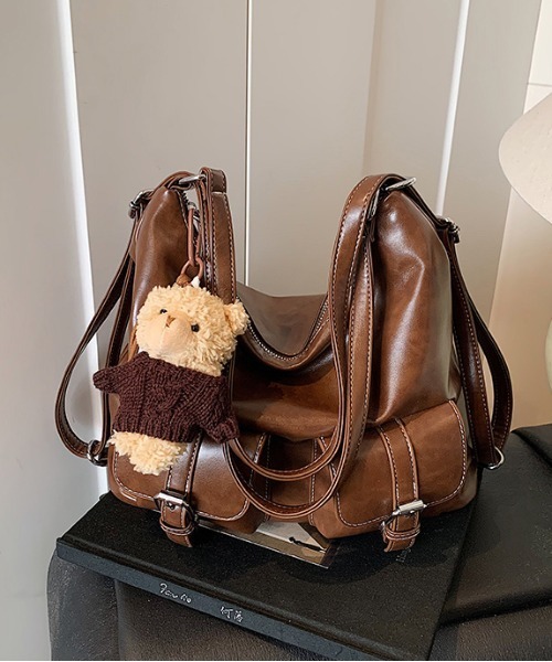 FREE STYLISTS ショルダーバッグ バッグ Y2K バックルレザーショルダー