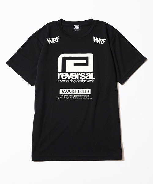 REVERSAL リバーサル 速乾 ドライ Tシャツ黒 tシャツ 「reversal/リバーサル」Warfield DRY MESH TEE メンズ