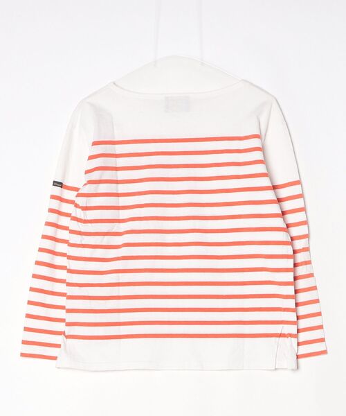 「Le Minor」 ボーダー柄長袖カットソー 0 ホワイト レディース_画像2