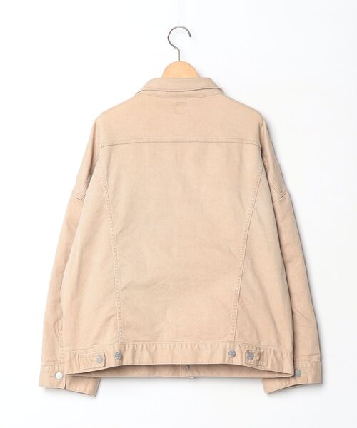 「PICCADILLY」 デニムジャケット 38 ベージュ レディース_画像2