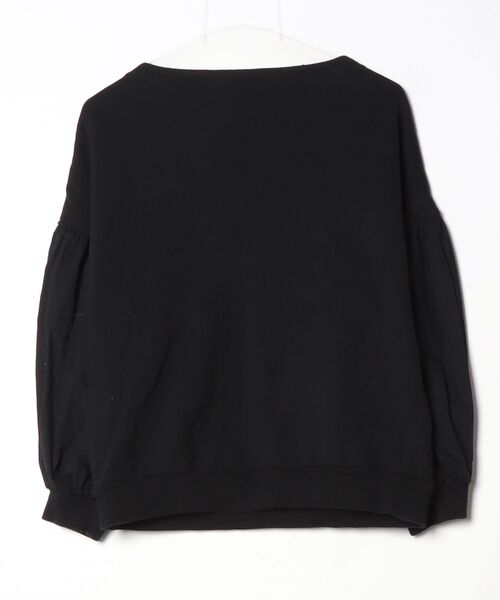 「Munich」 スウェットカットソー OS ブラック レディース_画像2