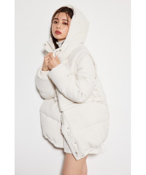 rienda（リエンダ） ダウンジャケット MEDIUM ホワイト系その他