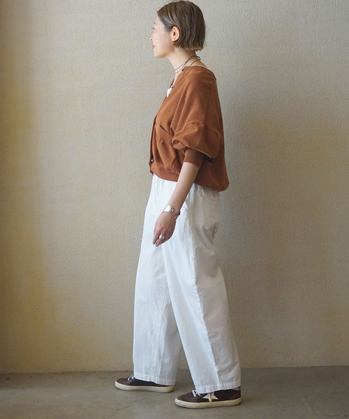 「JOURNAL STANDARD LUXE」 ニットカーディガン FREE レッド レディース_画像9