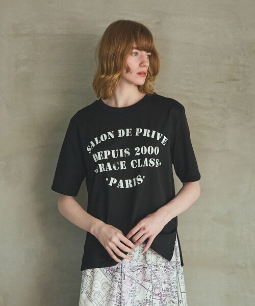 グレースコンチネンタル　グレースクラス　レタードTシャツ　新品　20SS GRACE CLASS tシャツ ステンシルレタードT レディース : ZOZOTOWN