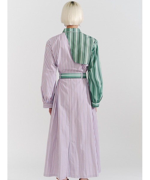 「PAMEO POSE」 シャツワンピース FREE パープル レディース_画像5