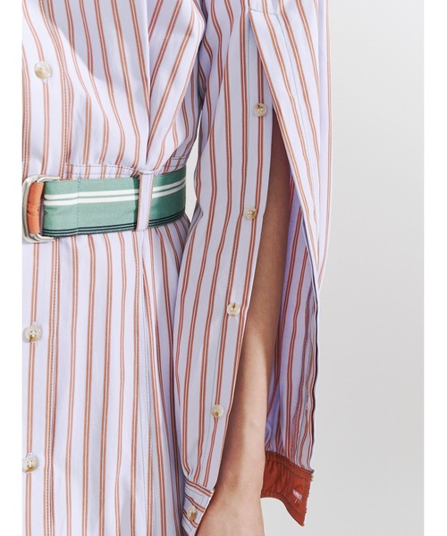 「PAMEO POSE」 シャツワンピース FREE パープル レディース_画像9