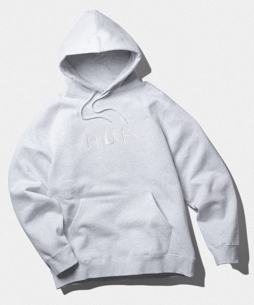 HUF（ハフ） プルオーバーパーカー SMALL アッシュグレー メンズ