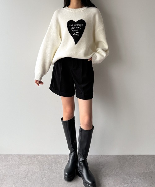 「callautia」 長袖ニット LARGE グレー レディース_画像8