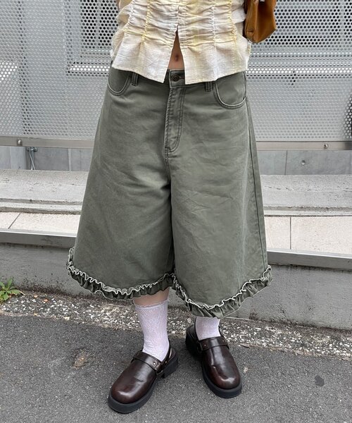 CIAOPANIC（チャオパニック） ハーフパンツ ワイドパンツ ジーンズ