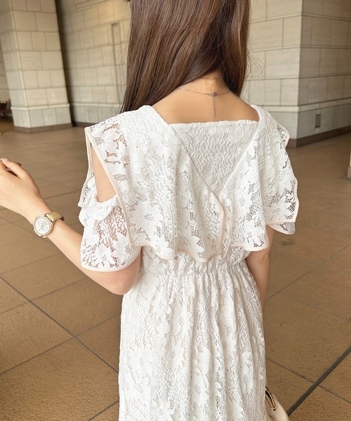 「apres jour」 半袖ワンピース X-LARGE ピンクベージュ レディース_画像2