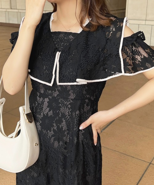 「apres jour」 半袖ワンピース X-LARGE ピンクベージュ レディース_画像4