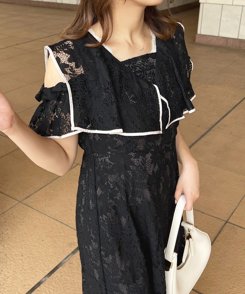 「apres jour」 半袖ワンピース X-LARGE ピンクベージュ レディース_画像6