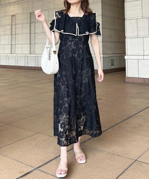 「apres jour」 半袖ワンピース X-LARGE ピンクベージュ レディース_画像8