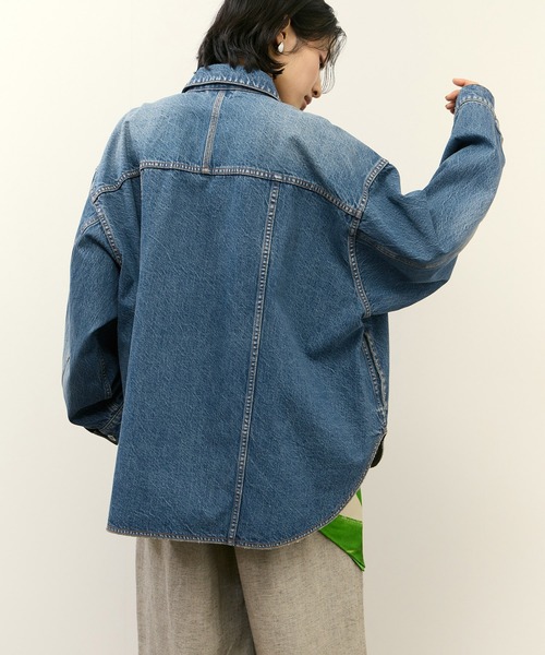 アダムエロペ　シャツライクGジャン ADAM ET ROPE'（アダムエロペ） デニムジャケット gジャン