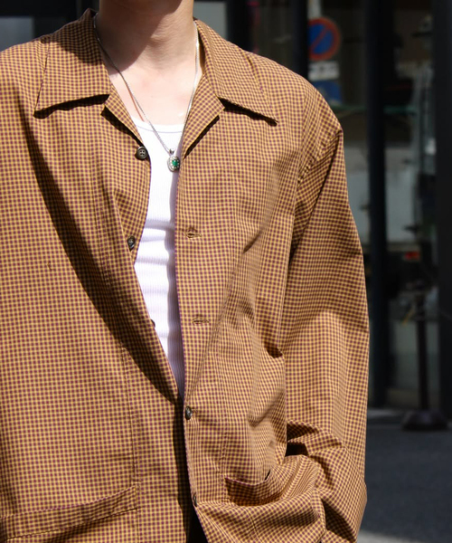 シャツ Marvine Pontiak / マービンポンティアックシャツメーカーズ check SH メンズ