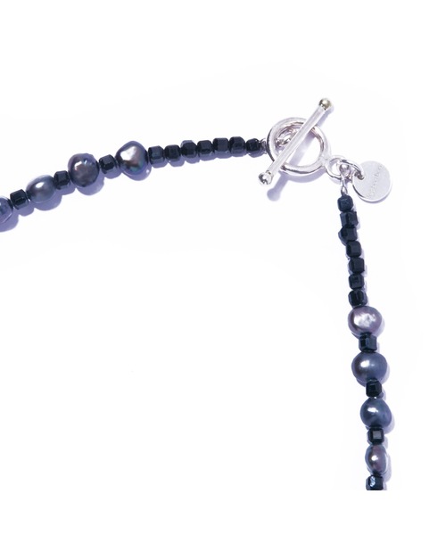 ネックレス 「les bonbon」ombre long pearl necklace/オンブレ ロング パール ネックレス レディースの画像