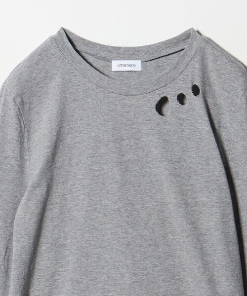 ATTISESSION（アティセッション） tシャツ 「ATTISESSION」フラワー
