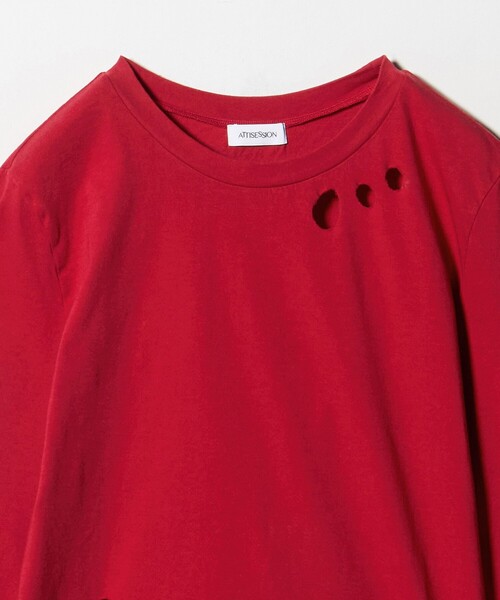 ATTISESSION（アティセッション） tシャツ 「ATTISESSION」フラワー