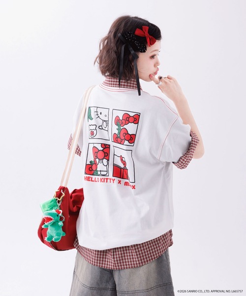 DOUBLE NAME（ダブルネーム） tシャツ 半袖 「m:rex」ハローキティ