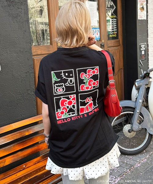 DOUBLE NAME（ダブルネーム） tシャツ 半袖 「m:rex」ハローキティ